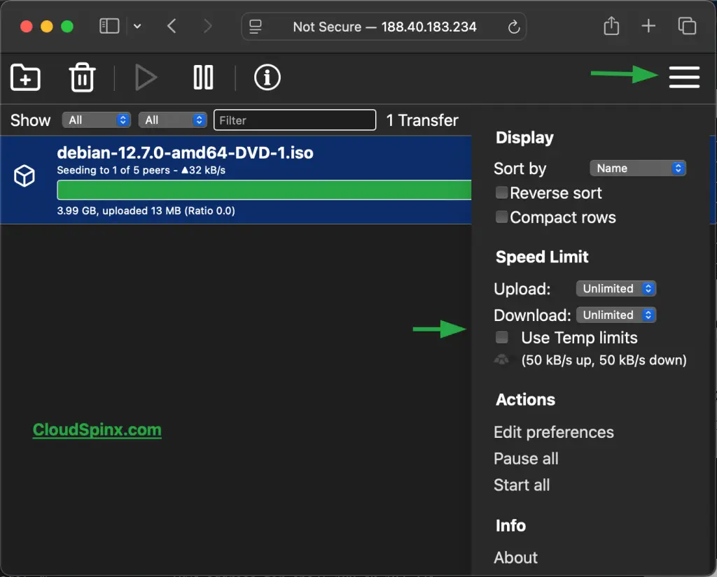 How To Run Transmission Torrent Web Client in Docker 06