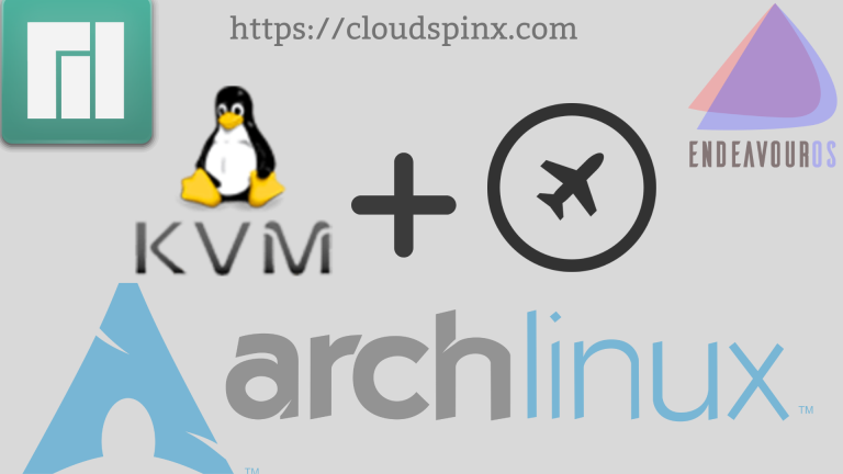 install kvm with cockpit on arch manjaro endeavorOS featured