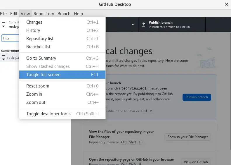 Install GitHub Desktop on Rocky Linux 8 CentOS 8 AlmaLinux 8 9