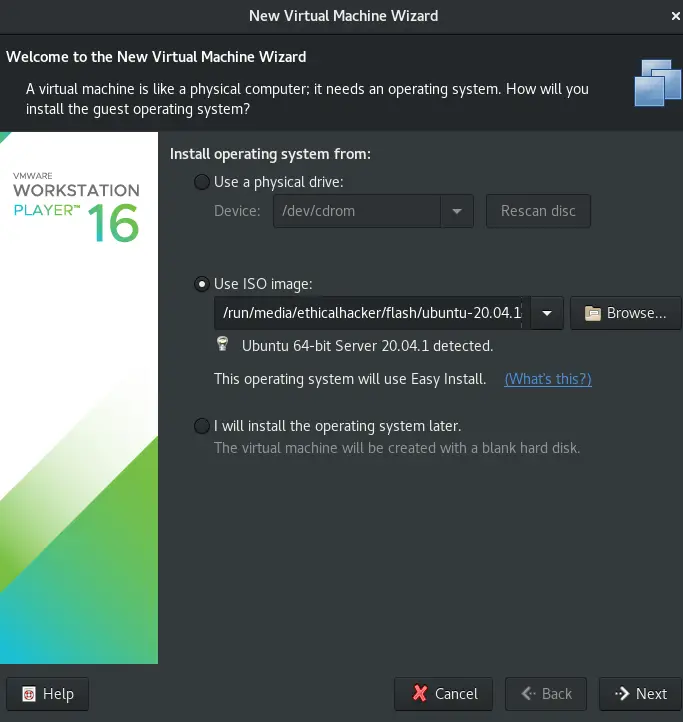 Install VMWare Player Workstation on Rocky Linux 8 8