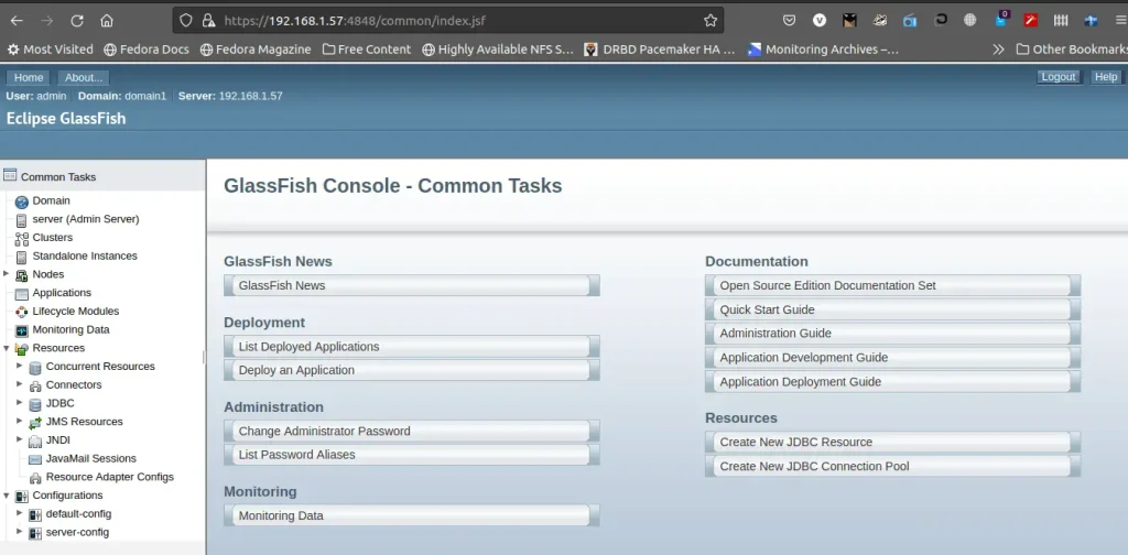 Install and Use Eclipse GlassFish 6.x on Rocky Linux 8 CentOS 8 1 1