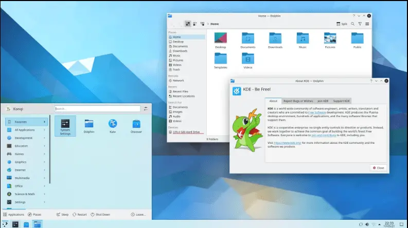 KDE Desktop Environment 2