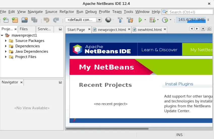 Netbeans sample project 20