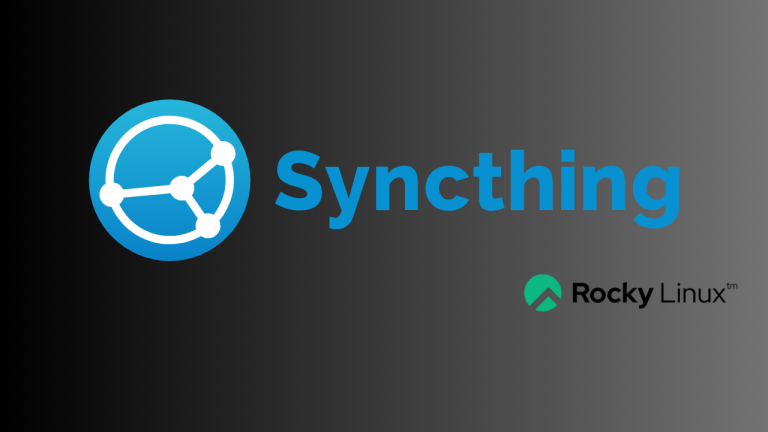 Setup Syncthing synchronization on Rocky AlmaLinux 8