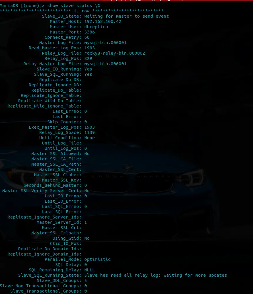 configure mariadb replication on rocky linux 8