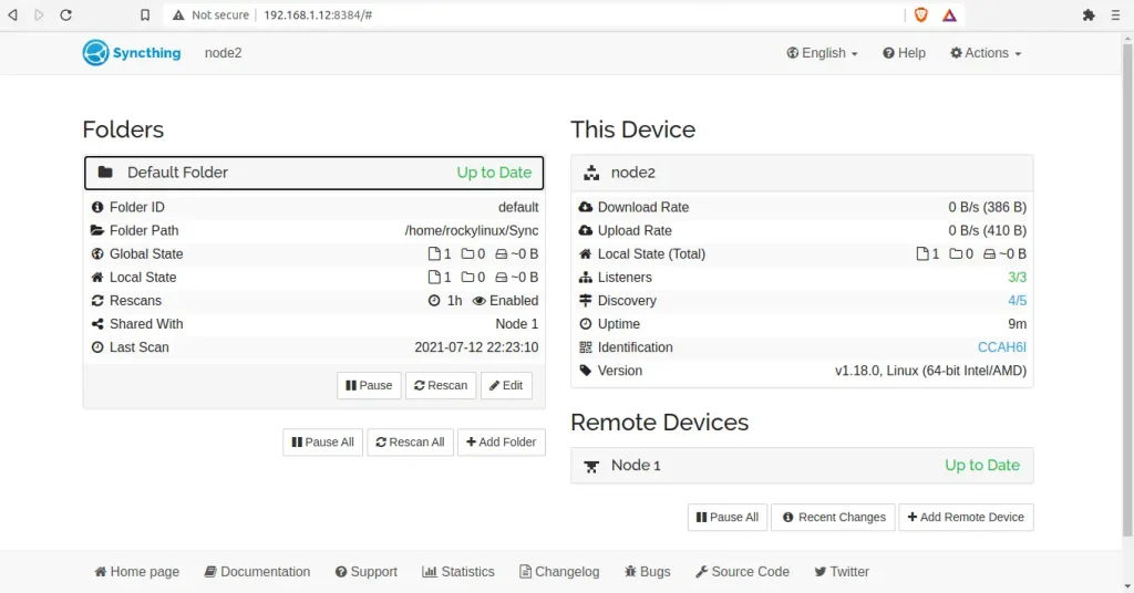 how to install syncthing on rocky linux 8 8
