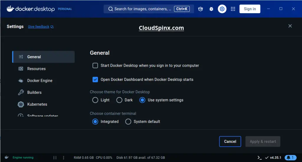 install docker desktop on arch linux 04
