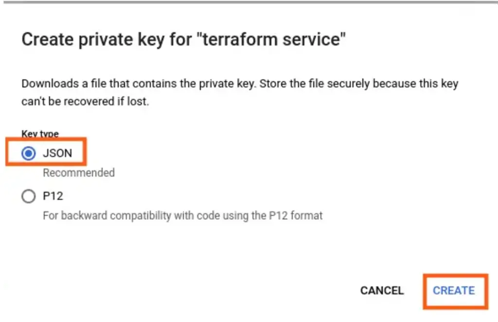 terraform gcp JSON 09