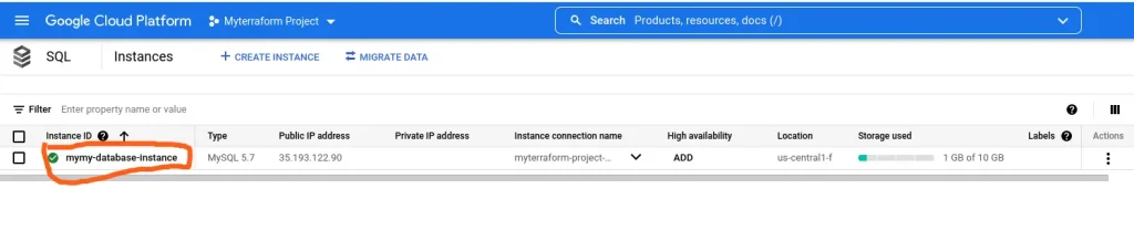 terraform gcp sql instance 01