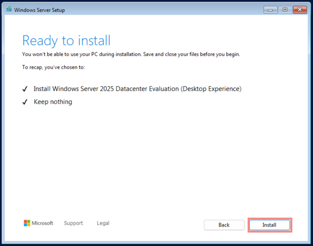 how to install windows server 2025 08
