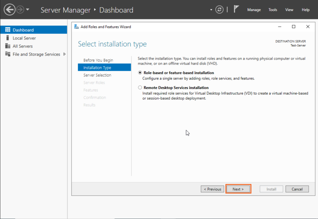 install active directory services on windows server 2022 04