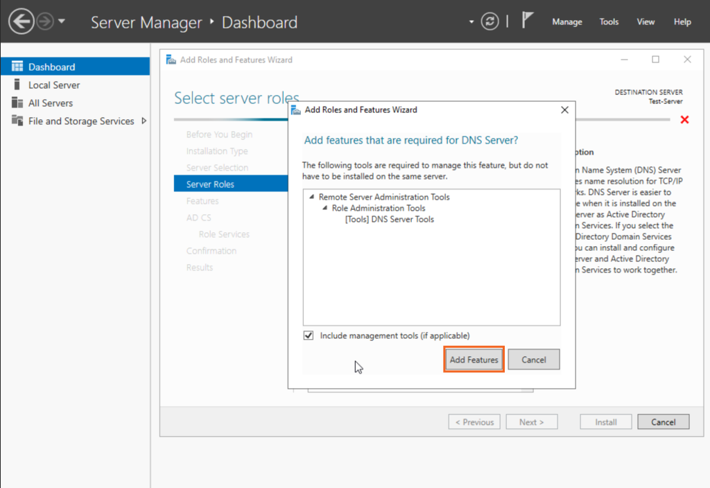 install active directory services on windows server 2022 08