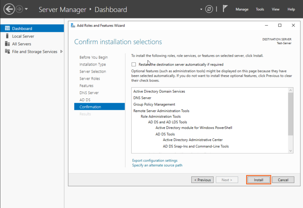 install active directory services on windows server 2022 11