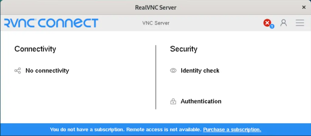 Configure RealVNC Server and Client on Debian 03