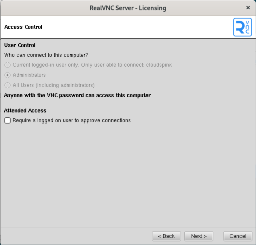 Configure RealVNC Server and Client on Debian 06