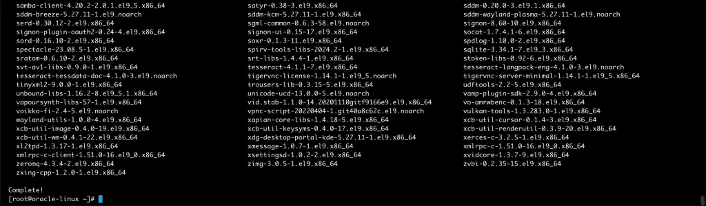 How To Install KDE Desktop Environmenton Oracle Linux 03