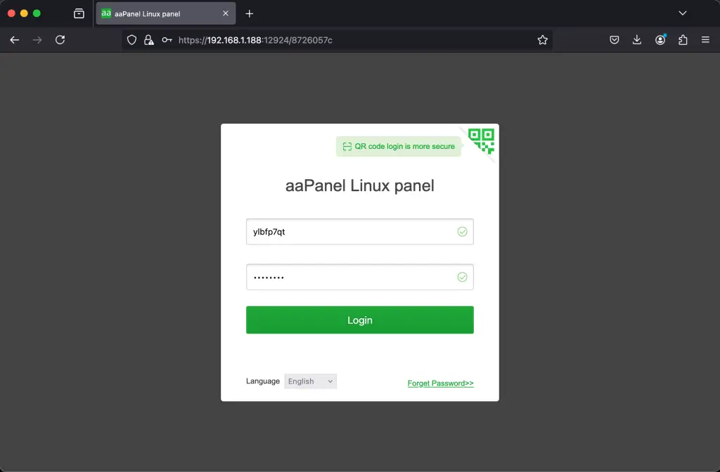 How To Install and Use aaPanel on Debian 01