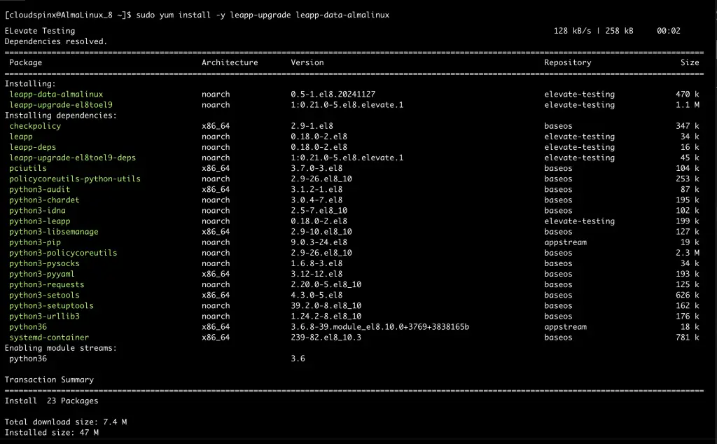 How To Upgrade to AlmaLinux 9 from AlmaLinux 02