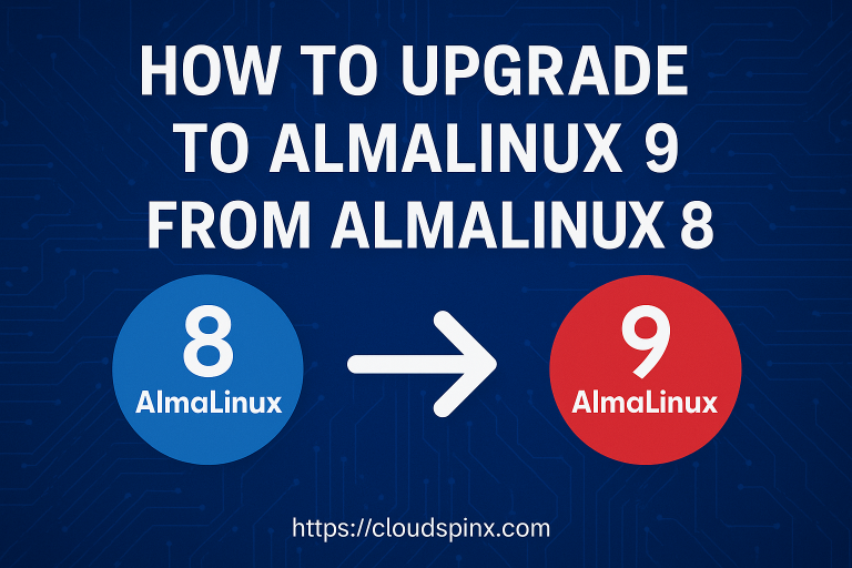 How To Upgrade to AlmaLinux 9 from AlmaLinux 8 featured 01