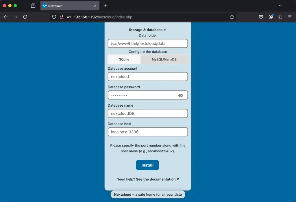 Install Nextcloud on Oracle Linux AlmaLinux 04