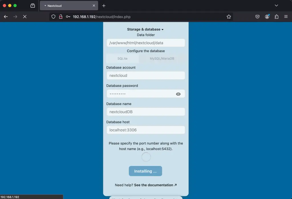 Install Nextcloud on Oracle Linux AlmaLinux 05