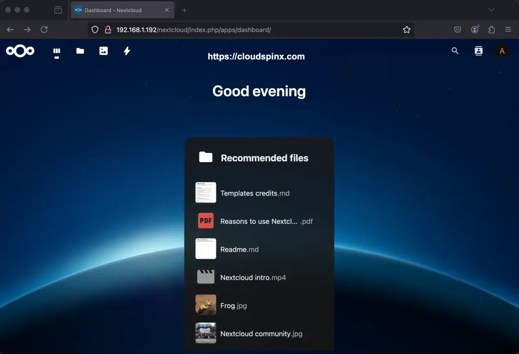 Install Nextcloud on Oracle Linux AlmaLinux 06