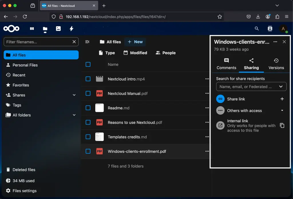 Install Nextcloud on Oracle Linux AlmaLinux 08