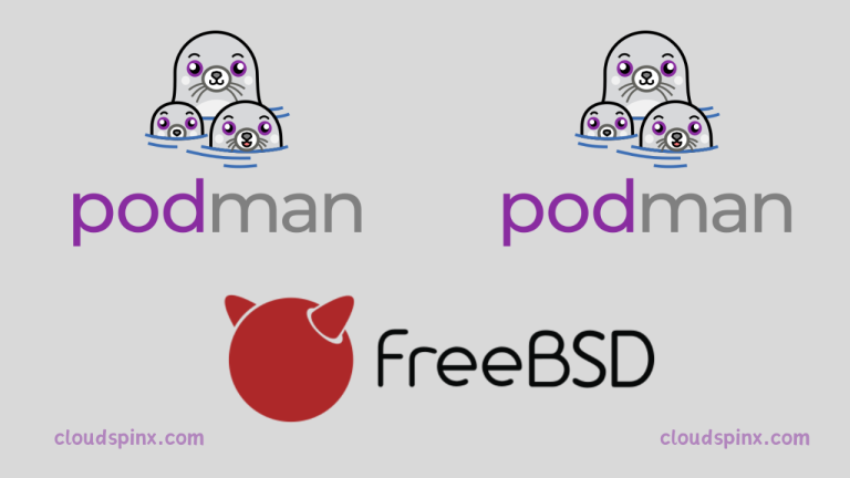 Install Podman and run Containers in FreeBSD 14
