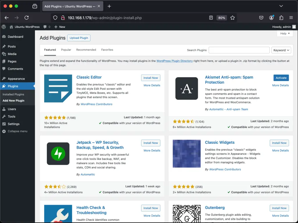 Install WordPress with Apache and Lets Encrypt on Ubuntu 09