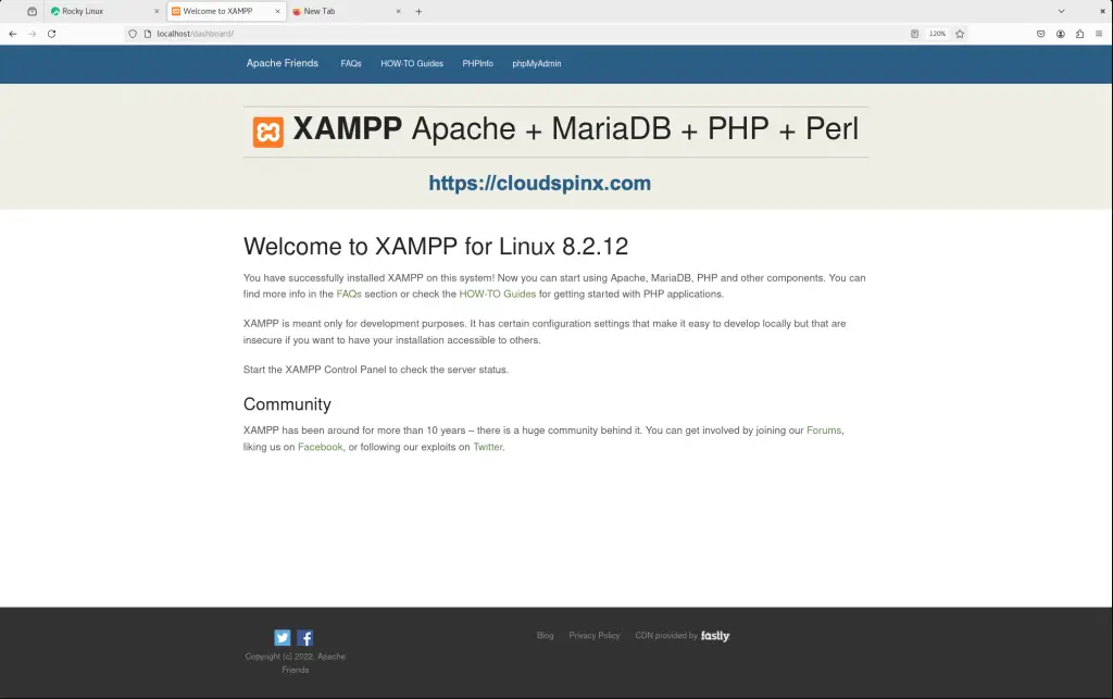 Install XAMPP on RockyLinux AlmaLinux OracleLinux 01
