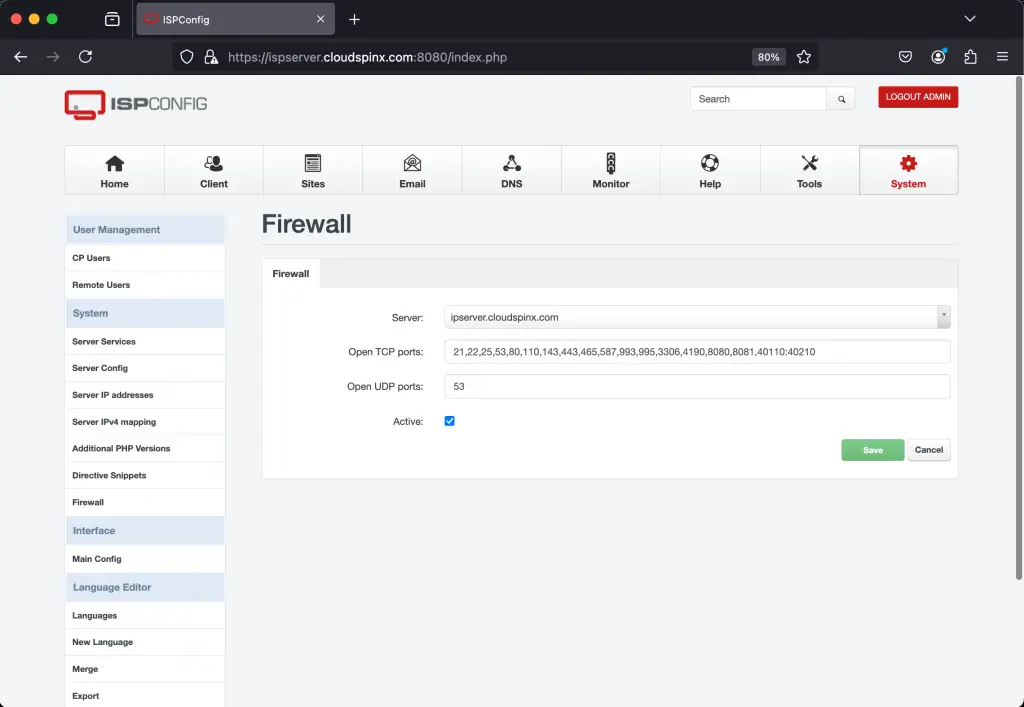 Install and Configure ISPConfig Control Panel on Debian 06