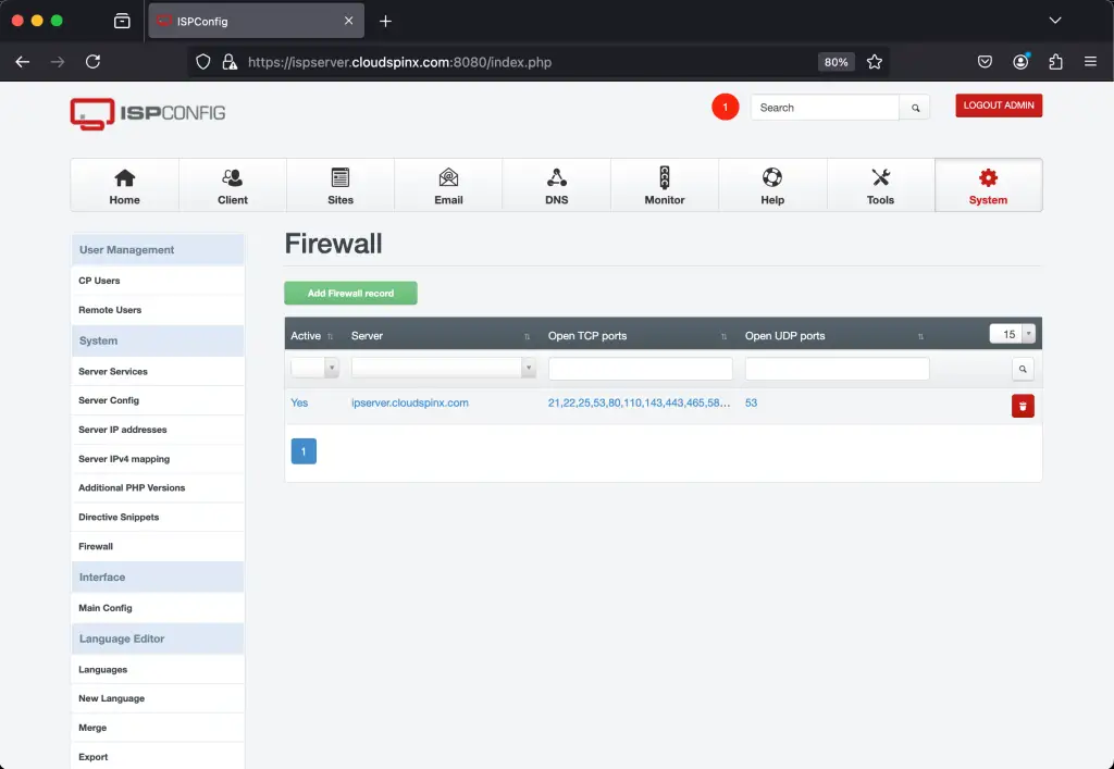Install and Configure ISPConfig Control Panel on Debian 07
