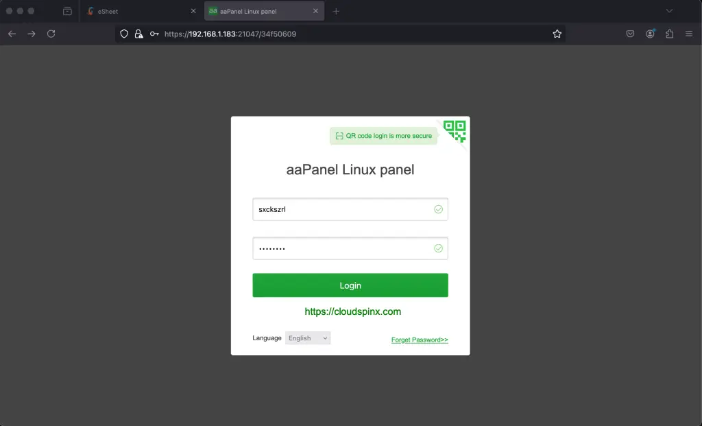 Install and Use aaPanel on Rocky Linux AlmaLinux 01