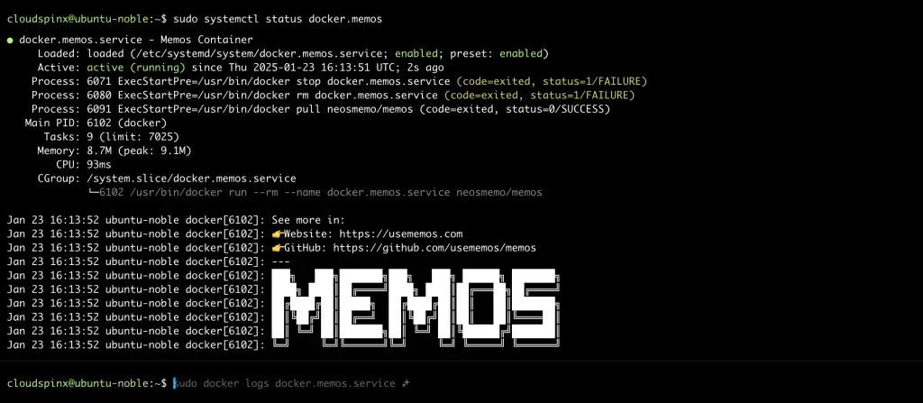 Setup Personal Home Memo Application using Memos 02 1