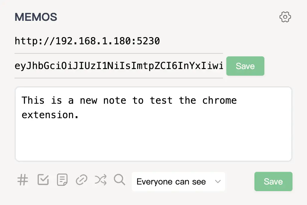 Setup Personal Home Memo Application using Memos 16