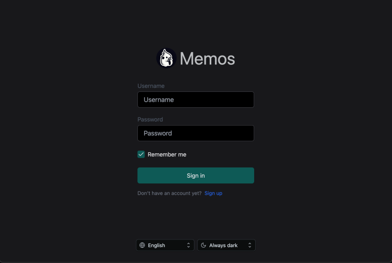 Setup Personal Home Memo Application using Memos featured