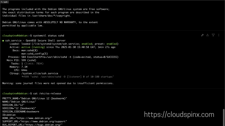 Using SSH and SSH Keys on Debian