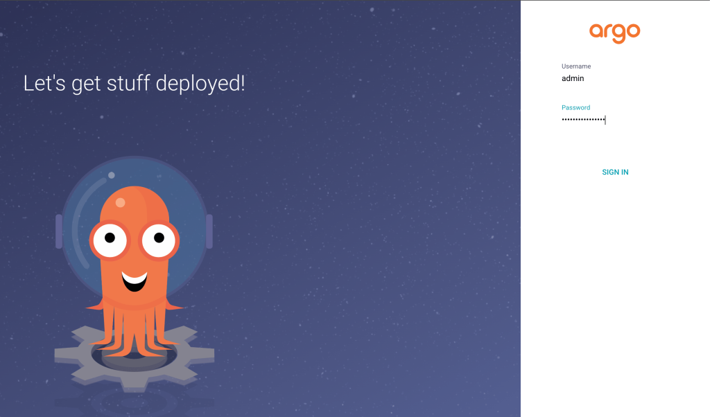 argocd login reset password