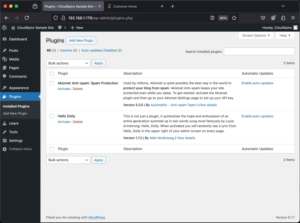 install wordpress with nginx on ubuntu 10