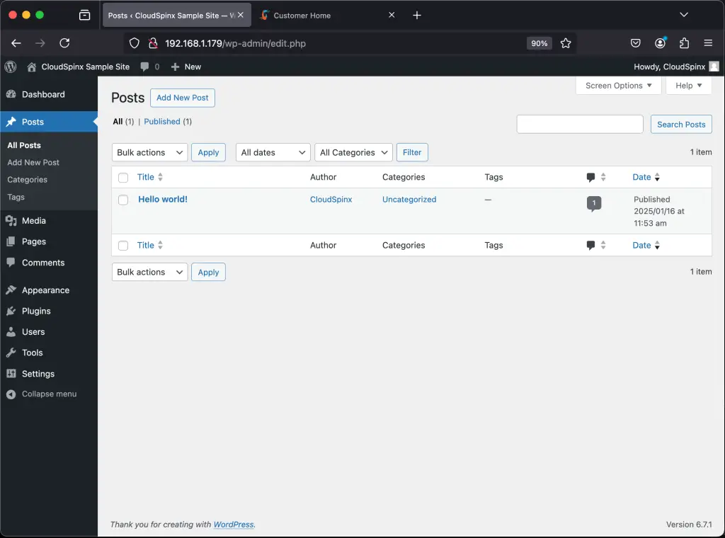 install wordpress with nginx on ubuntu 14