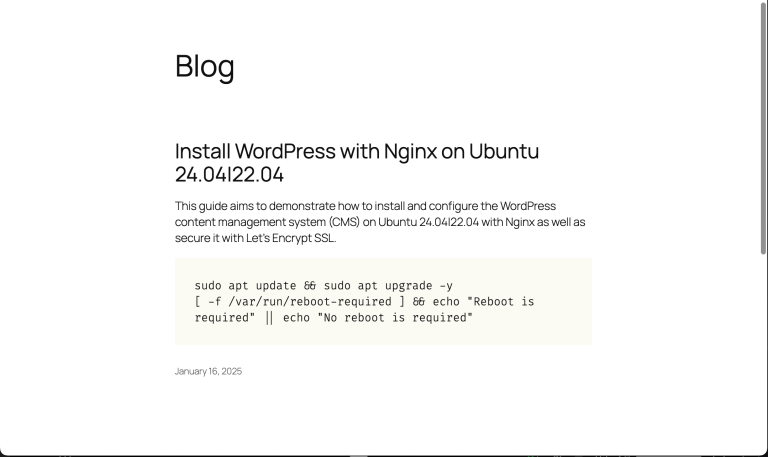 install wordpress with nginx on ubuntu featured