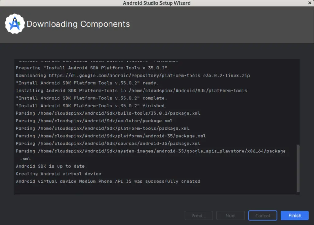 Install Android Studio on Rocky Linux AlmaLinux Oracle Linux 07