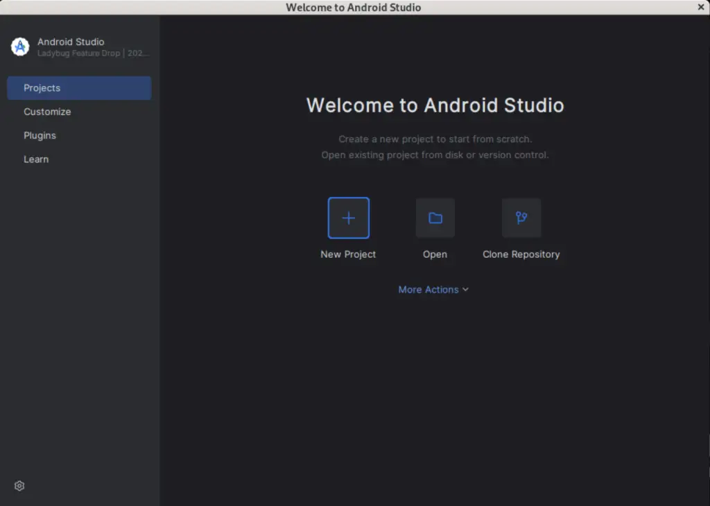 Install Android Studio on Rocky Linux AlmaLinux Oracle Linux 08
