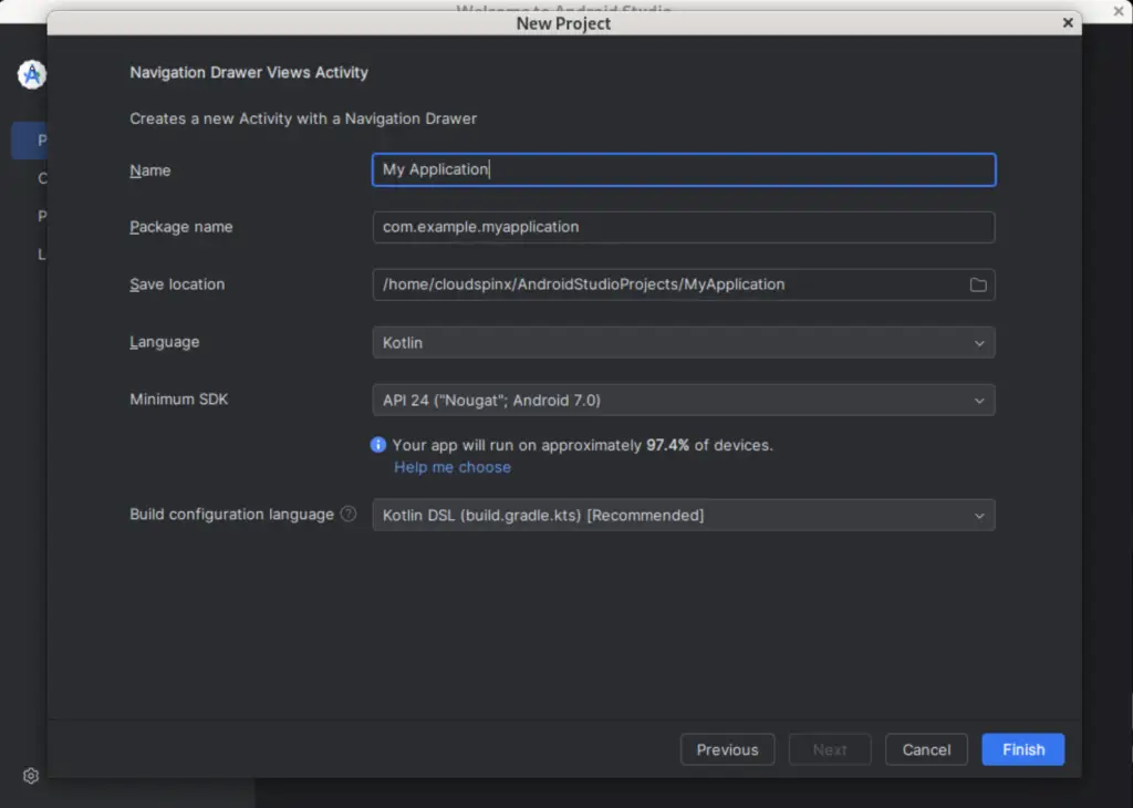 Install Android Studio on Rocky Linux AlmaLinux Oracle Linux 10