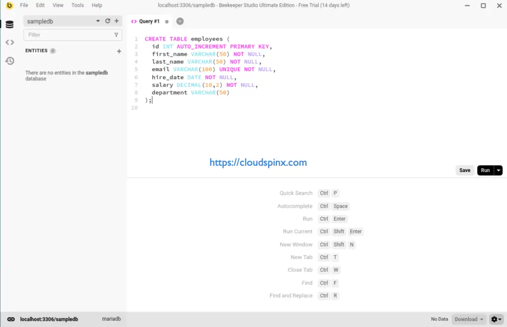 Install Beekeeper Studio on Debian 05