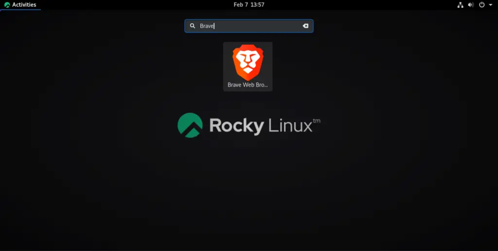 Install Brave Browser on Rocky Linux AlmaLinux CentOS 01