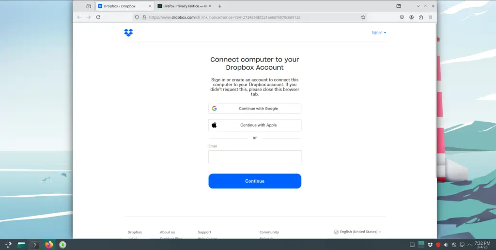 Install Dropbox on Arch Manjaro Garuda EndeavourOS 02