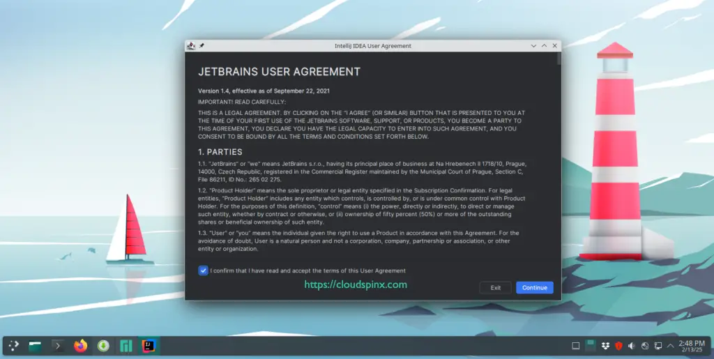 Install IntelliJ IDEA on Arch Manjaro EndeavourOS 01
