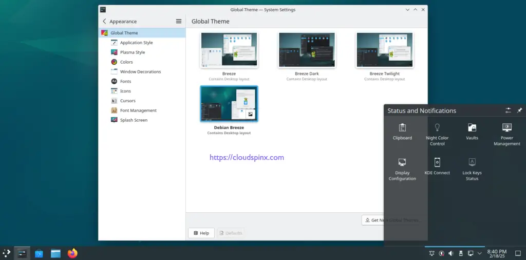 Install KDE Plasma Desktop Environment on Debian 12 09