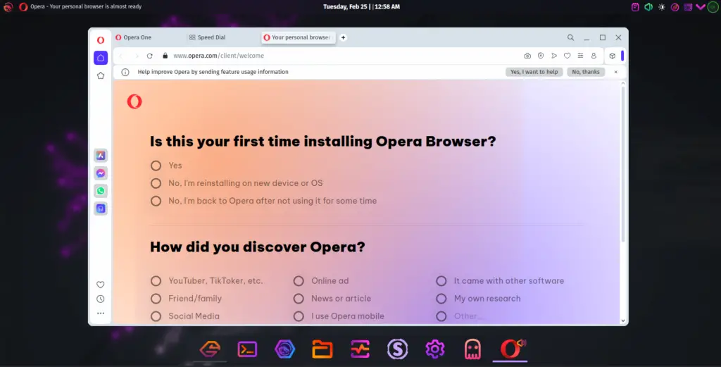 Install Opera Vivaldi Web Browser on Garuda Linux 02